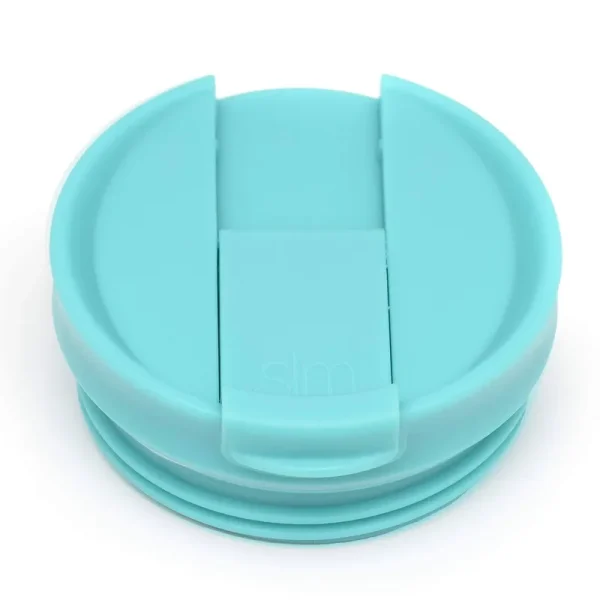 Simple Modern Flip Lid - Fits All Sizes Classic Tumblers, Journey Travel Mugs and Scout Coffee Mugs - Teal Internally Threaded Leak Proof Lid