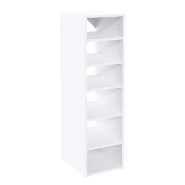 ClosetMaid Selectives 41-1/2 in. White Stackable 7-Shelf Organizer