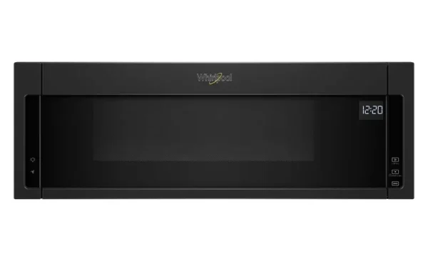 Whirlpool 1.1 Cu. ft. Low Profile Over-The-Range Microwave (Black)