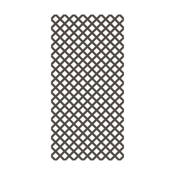 4 ft. x 8 ft. Espresso Classic Diamond Vinyl Lattice