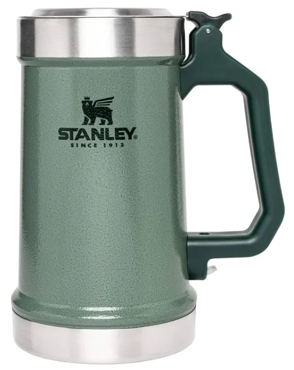 Stanley Classic Bottle Opener Beer Stein 24 oz - Hammertone Green