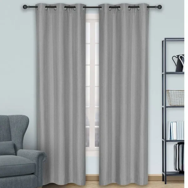Miera Room Darkening Thermal Grommet Curtain Panels Winston Porter Curtain Color Light Gray