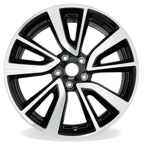 For Nissan Rogue OEM Design Wheel 19" 19x7 2017 - 2020 Machined Black Single Replacement Rim