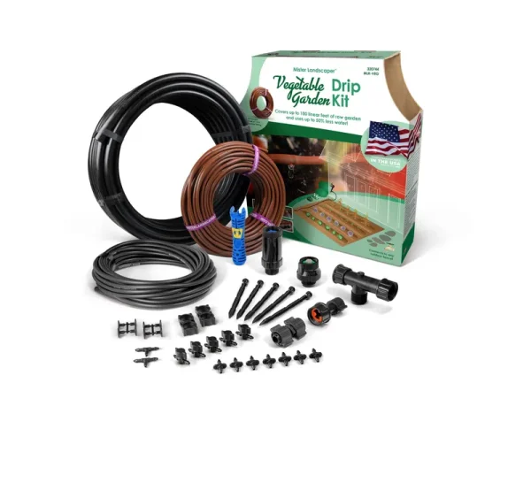 Mister Landscaper MLK-VEG Vegetable Garden Drip Irrigation Kit