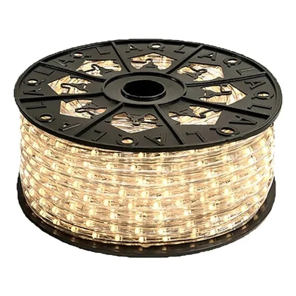 AQ Lighting Deluxe Plastic LED Rope Light Kit with Waterproof in Warm White