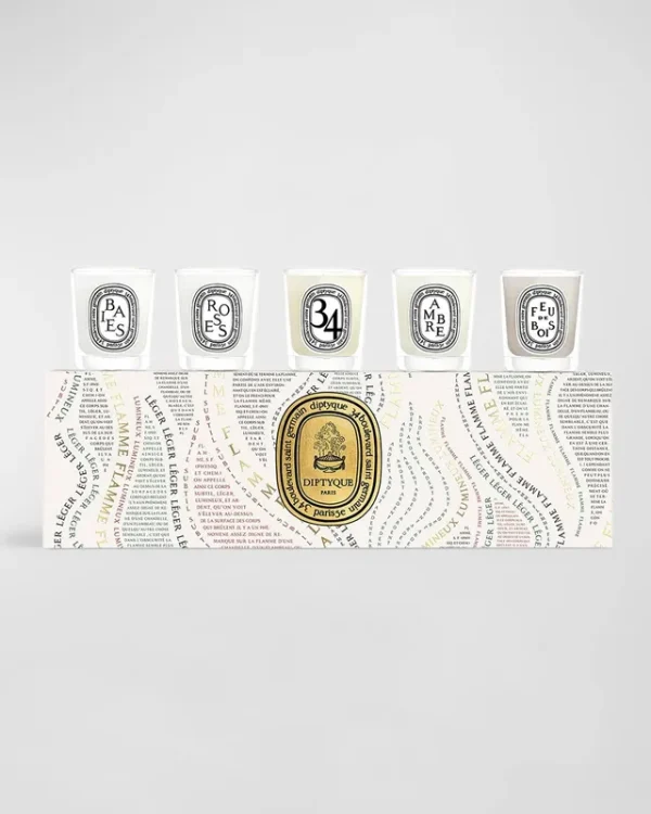 Diptyque Mini 5-Piece Candle Holiday Gift Set (Limited Edition)