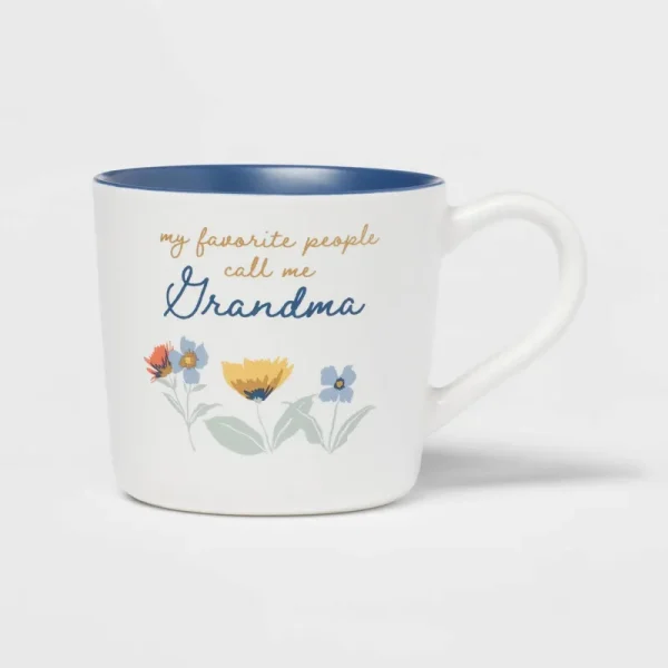 15oz Stoneware My Favorite People Call Me Grandma Mug - Threshold