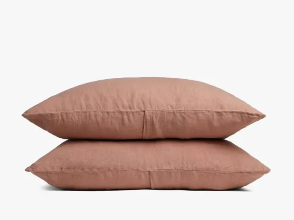 Standard Linen Pillowcase Set in Clay | Made in Portugal | Parachute