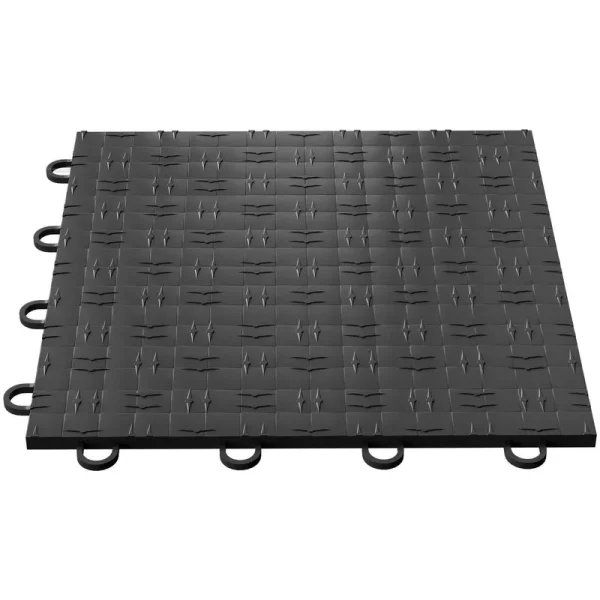 VEVOR Garage Tiles Interlocking Garage Flooring Tiles 12"x12" 50 Pack Graphite
