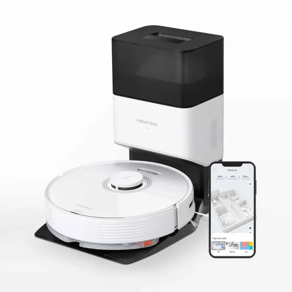 Roborock Q7 Max+ Robot Vacuum and Mop with Auto-Empty Dock Pure