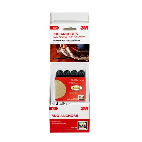 3M Tekk Protection Rug Anchors - 4 count