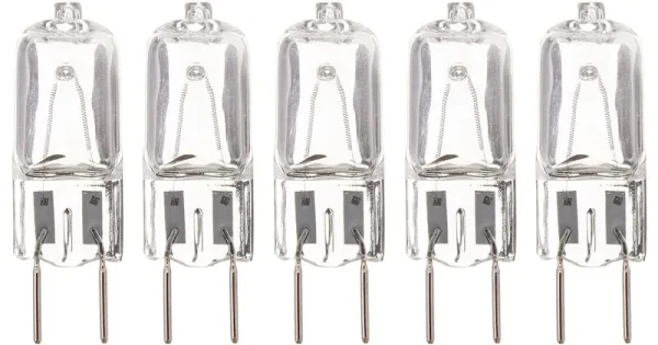 (5)-Pack Replacement Light Bulb 120V 50-Watt for WB08X10051 GE Microwave WB08X10057 50W