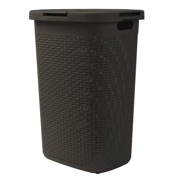 Mind Reader 60 Liter Laundry Basket - Brown