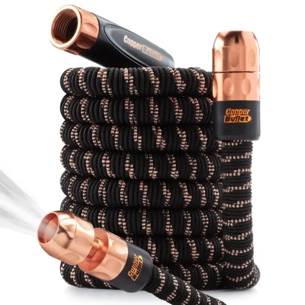 Pocket Hose As-seen-on-tv, Copper Bullet 50 ft Expandable Garden Hose, Lead-Free, Size: 50'