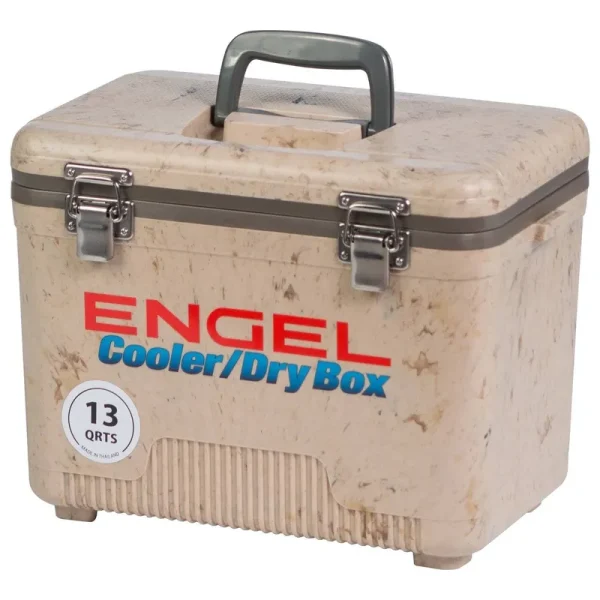 Engel Coolers Engel Cooler/Dry Box 13 qt - Grassland, Stainless Steel