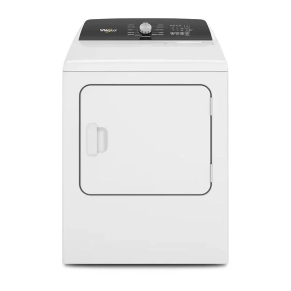 Whirlpool?? WED5050LW 7.0 Cu. Ft. Top Load Electric Moisture Sensing Dryer with Steam