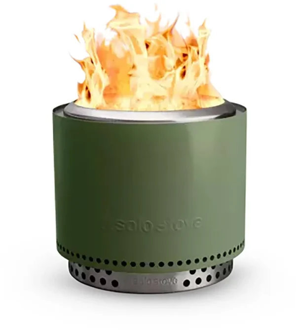 Solo Stove Bonfire 2.0 Color + Stand Bundle, Deep Olive