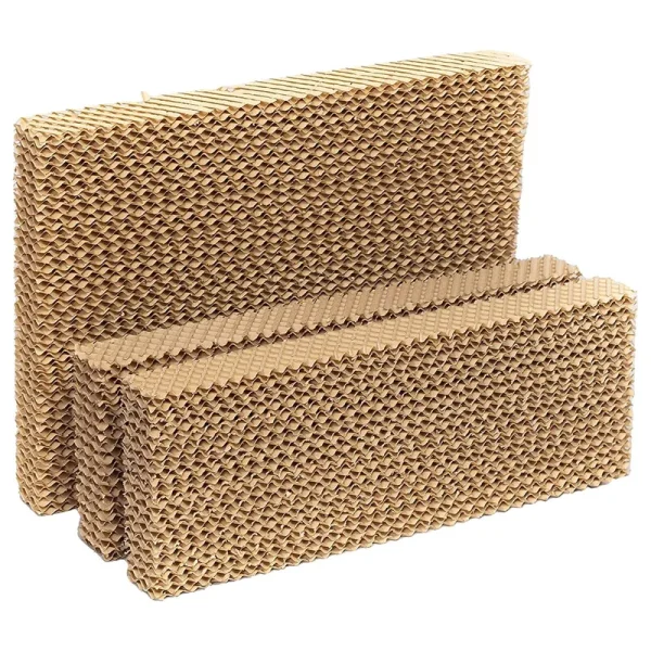 Hessaire 21.5 in. H x 10 in. W Tan Canvas Media Pad Set