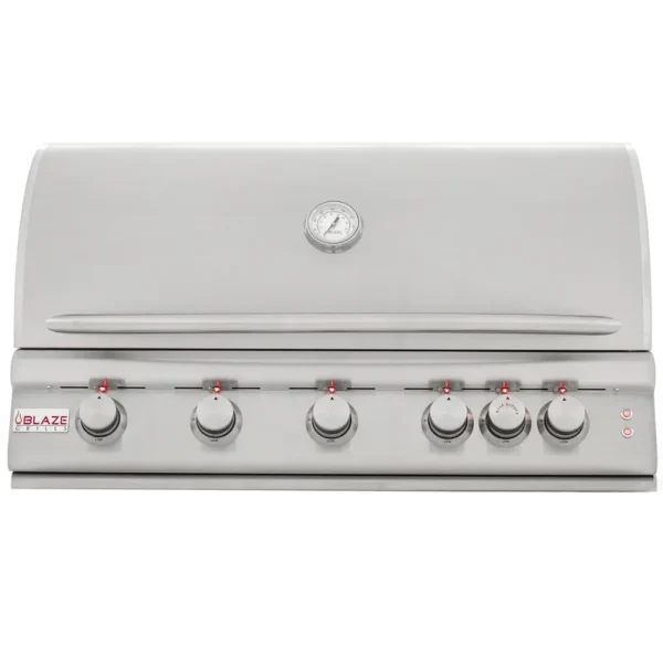 Blaze BLZ-5LTE2-NG LTE 40-Inch 5-Burner Built-In Natural Gas Grill with Rear