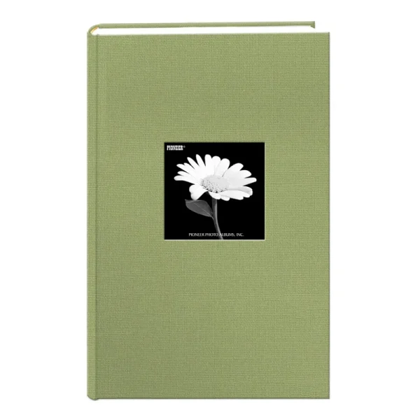 Pioneer 300 Pocket Fabric Frame Cover Photo Album (Sage Green)