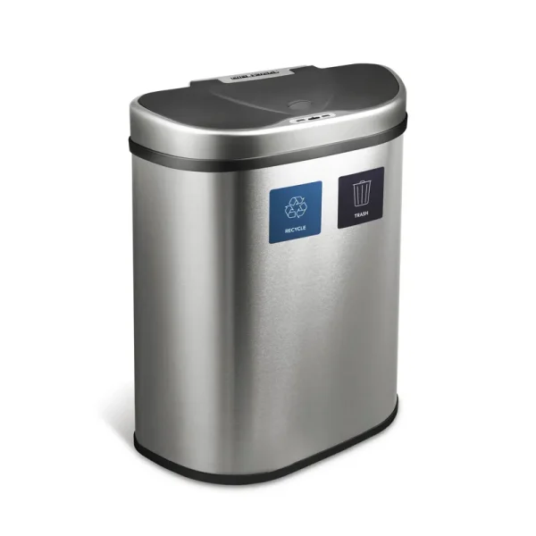 Nine Stars 18.5gal/70L Recycle Motion Sensor Trash Can