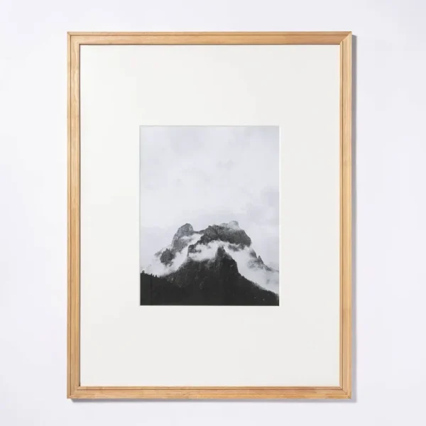 20" x 26" Matted to 11" x 14" Gallery Frame Natural Wood - Threshold Designed with Studio McGee