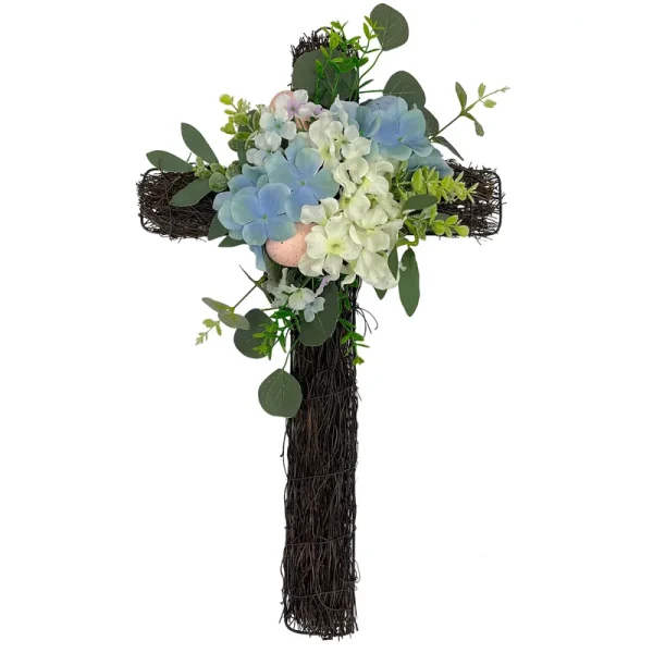 Hydrangea & Easter Egg Cross by Ashland | 22 | Michaels