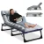 Lounge chair(Striped) Gray pad