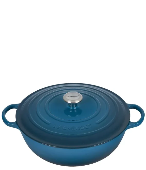 Le Creuset Signature Cast Iron 7.5 qt. Deep Teal Chef's Oven