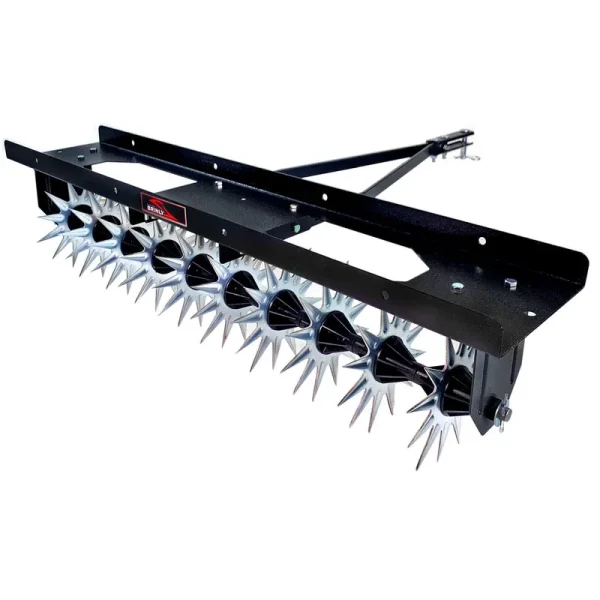 Brinly SA2-40BH-P Tow Behind Spike Aerator with Double Tow Bar, 40"