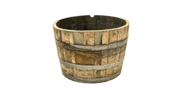 Real Wood Products Jack Daniels Oak Half Barrel, B100