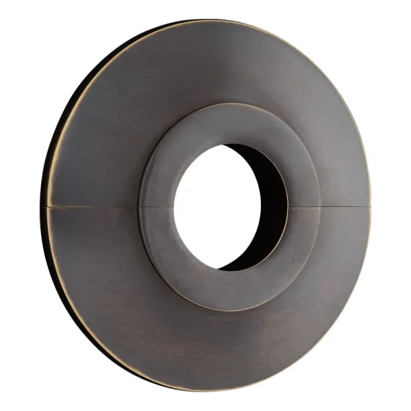 Signature Hardware 907303-1 Smooth Radiator Flange - Fits 1" IPS Pipe Antique Brass Rough Plumbing Pipe and Fittings Flanges