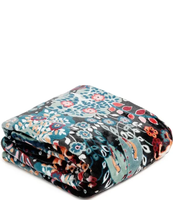 Vera Bradley Plush Throw Blanket Enchantment