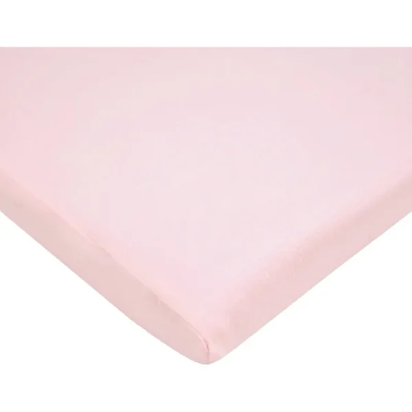 TL Care 100% Cotton Value Jersey Knit Fitted Bassinet Sheet, Pink