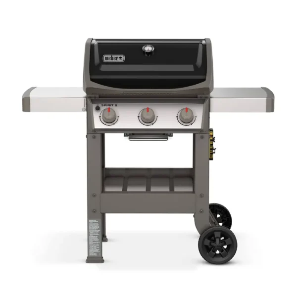 Weber Spirit II E-310 Propane Gas Grill, Black