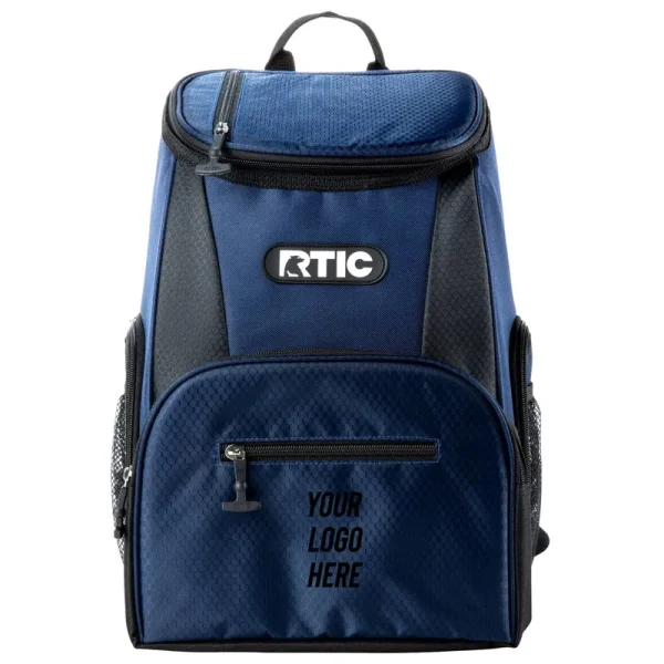 RTIC Day Cooler 15 Can Backpack, Navy and Black - New