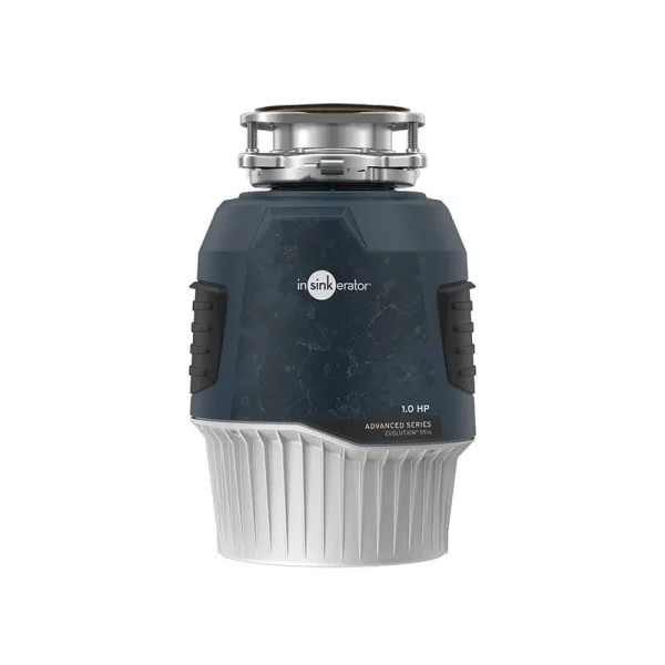 Insinkerator Advanced Series Non-Corded 1-HP Continuous Feed Noise Insulation Garbage Disposal Rubber in Blue | Evolution 55SS