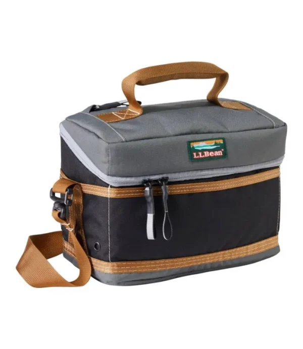 L.L.Bean Soft Pack Cooler, Lunch Black/Shale Gray Lunch