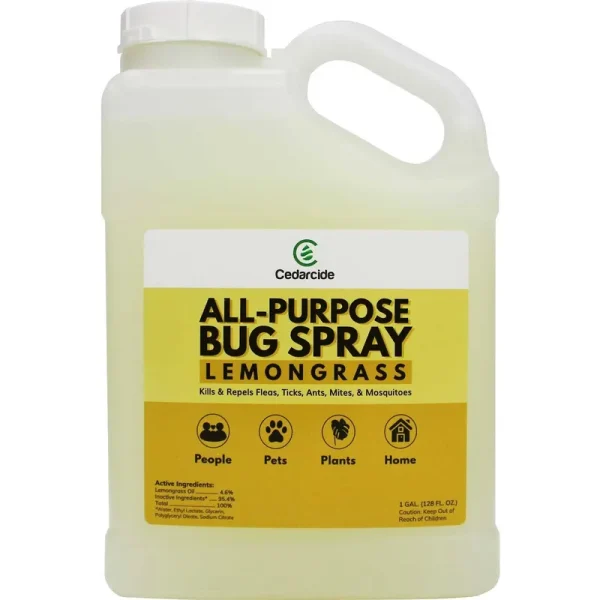 Cedarcide All-Purpose Bug Spray - Lemongrass - Gallon