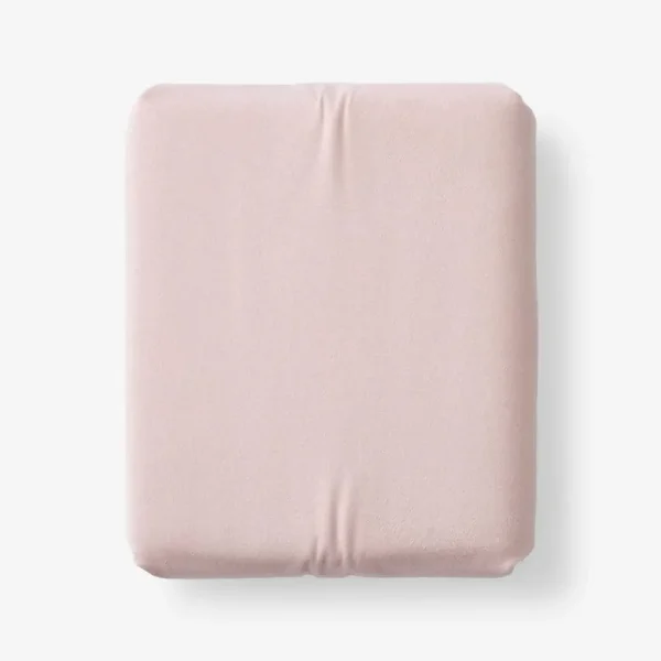 The Company Store Legacy Velvet Flannel Dusty Rose Solid Deep Pocket Queen Fitted Sheet