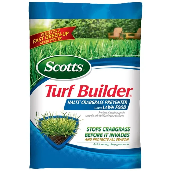 Scotts Turf Builder Lawn Fertilizer with Halts - 13.35 lbs