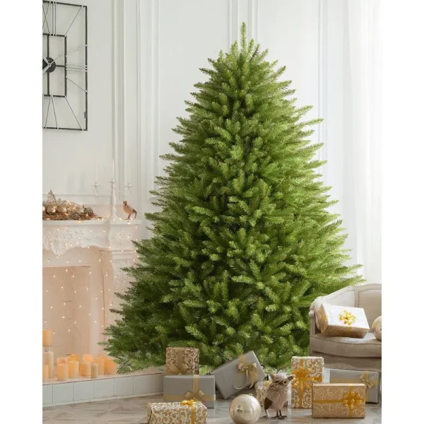Extra Full Green Fir Christmas Tree with LED Lights The Holiday Aisle Size: 6 ft.
