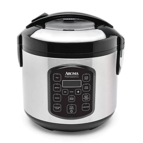 L'aroma 8 Cup Digital Rice Cooker & Steamer