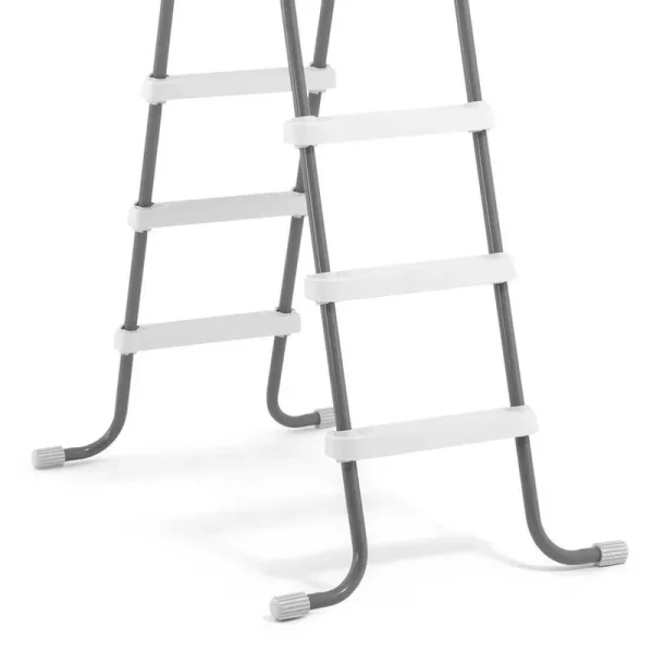 Intex 10ft x 30in Metal Frame Above Ground Pool & Intex Steel Frame Pool Ladder