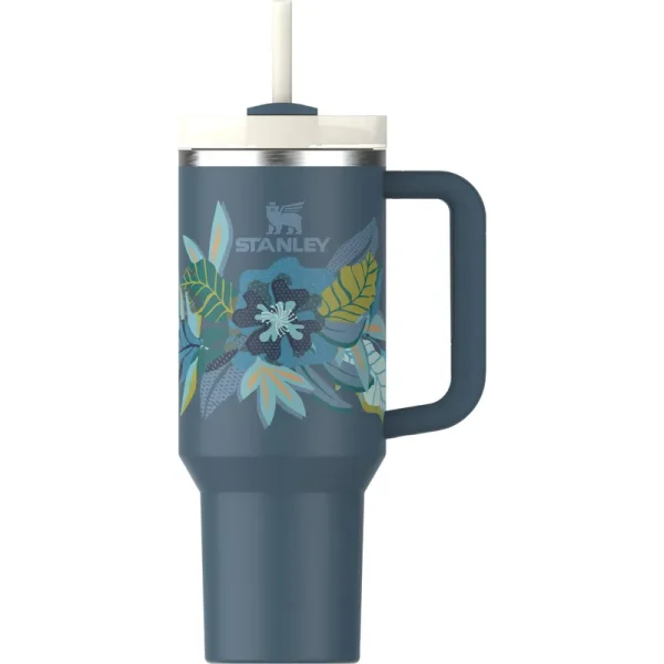 The Mother��s Day Quencher H2.0 FlowState Tumbler | 40 oz Blue Spruce Tropic