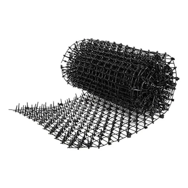 Tapix Cat Scat Mat with Spikes Digging Stopper (14 ft.) - Anti-cat Network Cat Strips, Cat Deterrent Mat for Indoor and Outdoor with 10 Staples