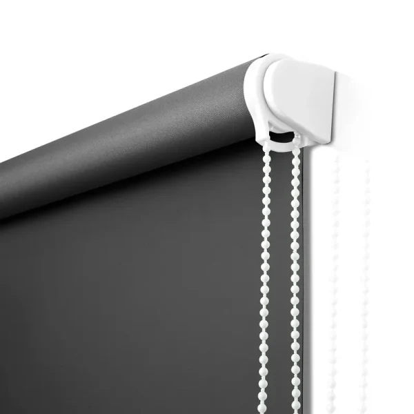 Nutro Chill Window Roller Shades, Thermal Insulated Fabric Roller Window Blinds for Home, Hotel, Club, Restaurant, Office (28" W x 68" L,Black)