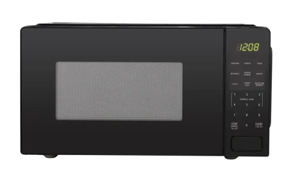 Mainstays 1.1 Cu. Ft. Countertop Microwave Oven, 1000 Watts, Black, New