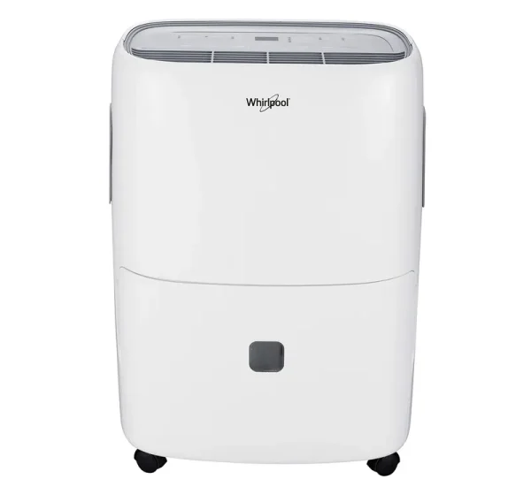 Whirlpool - 50 Pint Dehumidifier with Pump - White