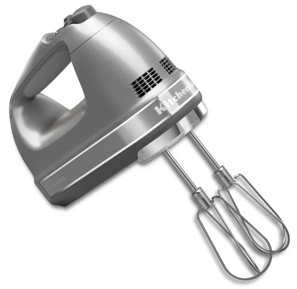 KitchenAid - 7-Speed Hand Mixer - Contour Silver